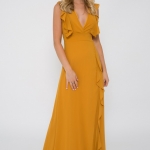 Vestido Dafne Mostaza