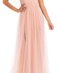 Vestido Triana Tull Nude