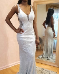 Vestido Silver Goddess