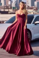 Vestido Janina Burdeo
