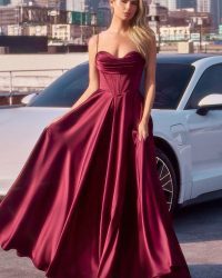 Vestido Janina Burdeo