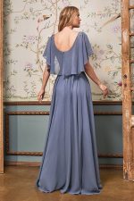 Vestido Muriel azul ahumado - Imagen 4