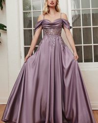Vestido Oriana Malva