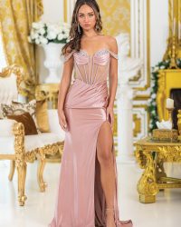 Vestido Anette Rose gold