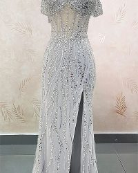 Vestido Carlota Plata