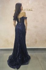 Vestido Carlota Azul Navy - Imagen 2