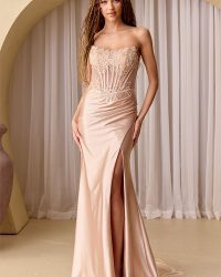 Vestido Juno Champaña