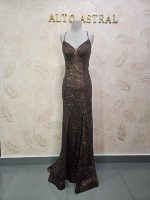 Vestido Zaira Café - Imagen 3